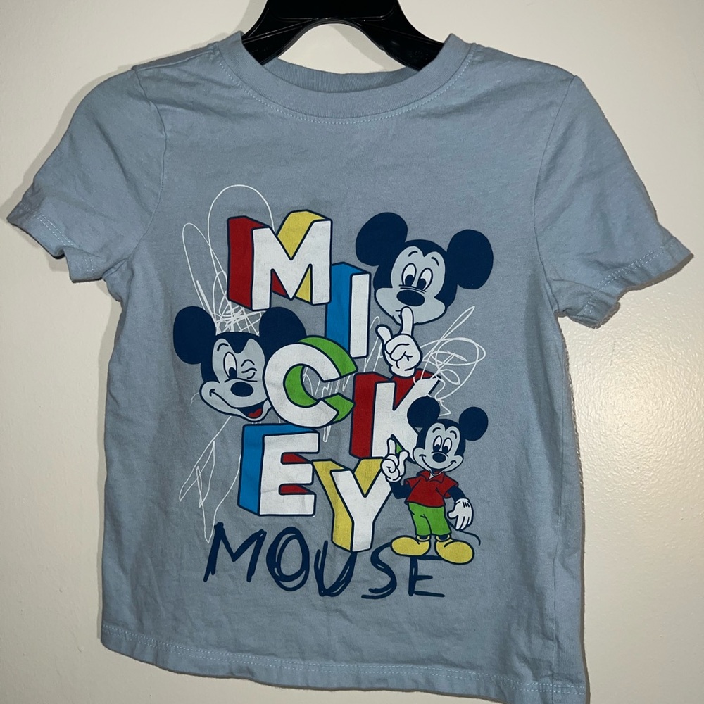 Disney Mickey Mouse Kids T-Shirt - Light Blue